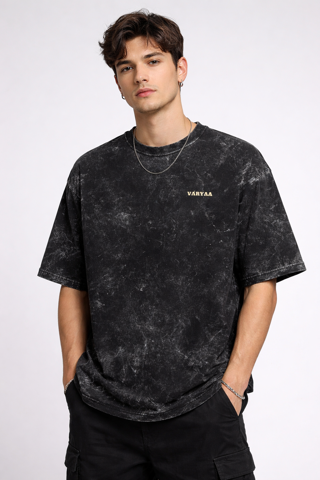 Unisex Acid Washed Oversized Tee